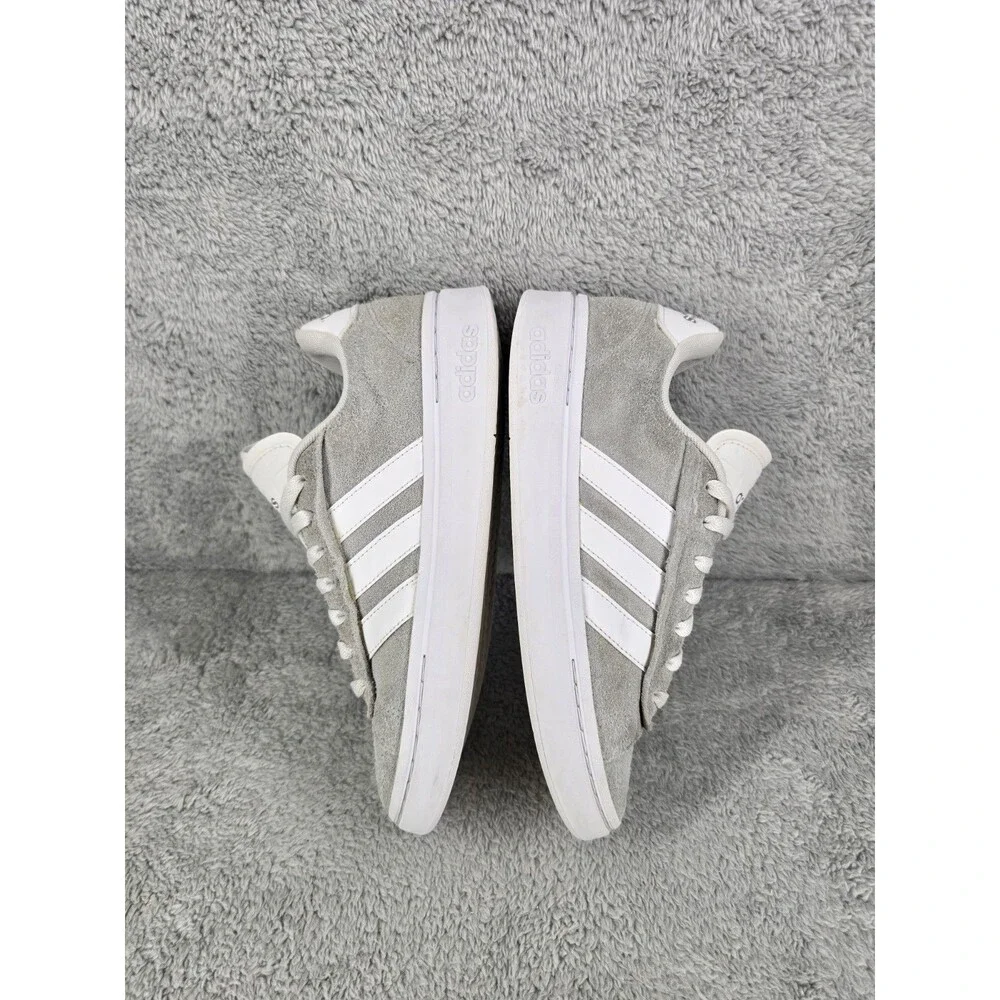 Adidas Grand Court Alpha Shoes Men Size 8.5 Gray and White